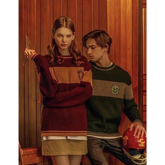 GrHarry PotterQuidditch 100% Lambs Wool Scotland Sweater Sz XXS